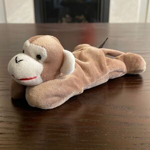 Monkey Beanie Stuffed Animal Plush Toy by Plush Image Vintage Monkey Toy 8” long